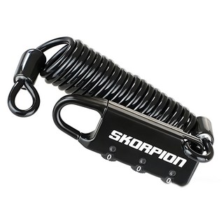 SKORPION 蠍牌 多功能密碼鎖, 黑色, 1個