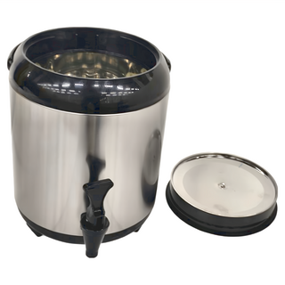 RAION 雄獅 日式保溫桶, 銀色 + 黑色, 8L, 1個