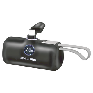 HONG JIN 宏晉 口袋型行動電源 4500mAh, MINI-S PRO, 啞光黑