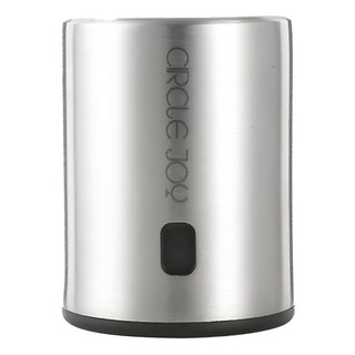 CIRCLE JOY 小米圓樂 真空紅酒瓶塞, 不鏽鋼材質, 食品級矽膠, 銀色, 1個