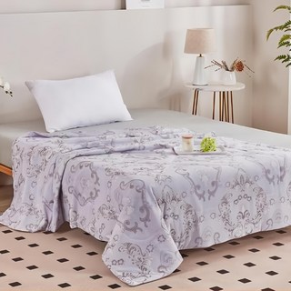 LoveCity 寢城之戀 裸睡系列 100%涼感紗 細緻柔軟冰絲 冰冰被(遠歌/150x200公分), 1入