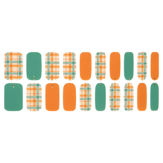 GLOSSYBLOSSOM 美甲貼紙 20入 Check Of Check,1組