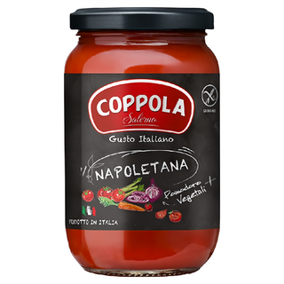 COPPOLA 柯波拉 義式拿坡里蔬菜番茄麵醬, 無加糖, 無麩質, 350g, 1罐