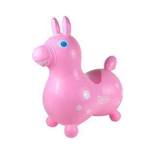 Rody 小馬 跳跳馬，義大利原裝進口，培養孩子平衡感與協調性，無添加塑化劑, 粉紅色, 1組