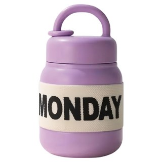 SILWA 西華 小香風燜燒罐 550ml 紫色 保溫保冷 316不鏽鋼內膽 便攜, 1個