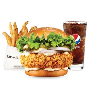 [실시간e쿠폰] [맘스터치] 모바일 교환권 싸이버거 세트 외