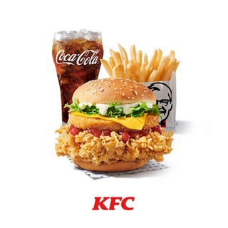 [실시간e쿠폰] ※보상쿠폰 사용불가※[KFC] 치킨 버거 세트 (징거버거/타워버거/트위스터/핫크리스피)