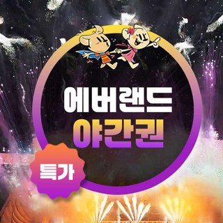 [용인] ★특가★ 에버랜드 야간이용권 (~25/12/31)