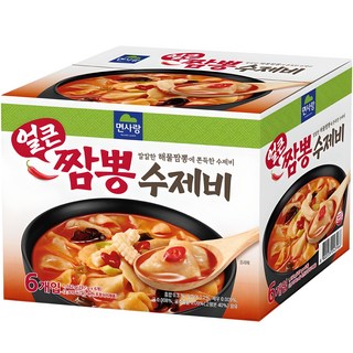 香辣海鮮麵疙瘩 6包, 1.182kg, 1箱