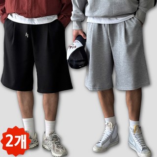 빠델 1+1당일출고 버뮤다팬츠 남자 짐웨어 헬스 운동복 6부 와이드반바지