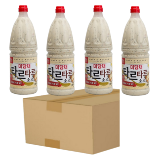 미담채 타르타르 소스 1.85kg 반박스 생선까스소스, 4개