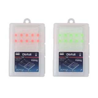 딜라이풀 케미&배터리 세트 20개입 3mm 케미 10EA + 전지 CR311 10EA, 오렌지, 1개