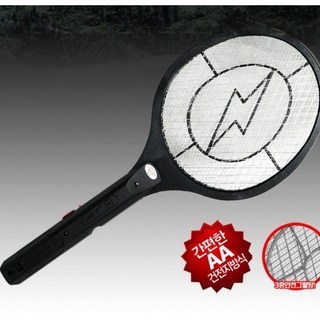 DS 투버튼 KC인증 전기모기채 휴대용 후레쉬 랜턴 모기채 파리채 모기퇴치용품, 투버튼 전기모기채(블랙), 상세페이지 참조