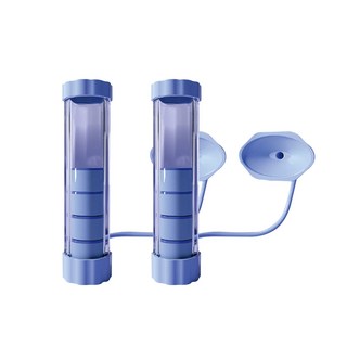 天天GO 呼吸訓練器 呼吸啞鈴 一般款 1組 2組, 藍, 2個