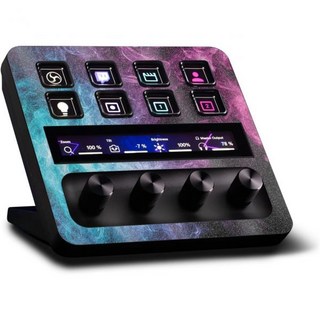 MightySkins 엘가토 스트림덱+ 플러스 호환 보호필름 스킨 유광 글리터, Mystic Smoke