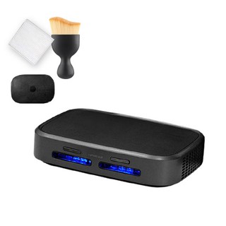 【未來實驗室 Future】GC1光能清淨機 特仕版 家用車用空氣清淨機, GC1【黑】+副廠軟毛刷+濾網1片, 黑, GC1【黑】+副廠軟毛刷+濾網1片