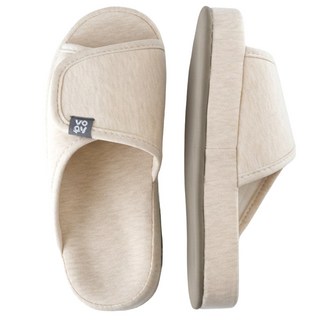 사푸니 3.5cm 푹신한 층간소음 슬리퍼 거실 실내화, 1개, 아이보리 멜란지