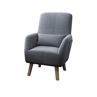 單人懶人沙發靠背椅 可拆洗陽臺休閑椅 餵奶哺乳椅 日式沙發椅, 灰色棉麻【加大加寬】可拆洗, 1個