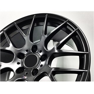 麗車坊 鋁圈 Replica B81 旋鍛 18吋 5孔120 提升操控性 輕量化設計, 平光黑, 1個