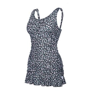 레노마수영복 *지퍼백 폴리백 2종 무상증정* 여성 잔꽃 셔링 스커트 모노키니 블랙 RN-LS2E914-BK 2469633