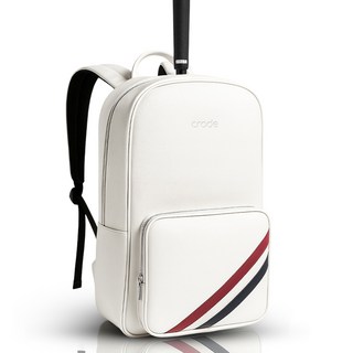 크로드 파크골프 백팩 파크골프채 가방 프리미엄 가죽 배낭, 클래식화이트