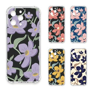 24H快速出貨 TRON 三星 A52/52s 平塗手繪花B款 四角防摔 軟殼 手機殼