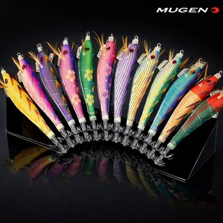 무겐 나비 삼봉에기 11cm 심해갑오징어 쭈꾸미 수평 생미끼에기, 1개, 10g, 11 초고추장