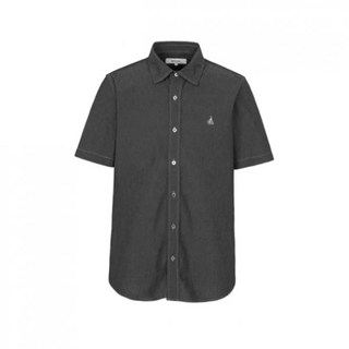 [국내매장판] 빈폴 25FW 나일론 시어서커 반소매 셔츠 - 애쉬(BC5765C464) 152070