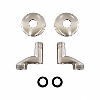 蝴蝶衛浴 止水彎頭 開關彎頭 加高牛角 加深牛角, 1個, (304) 大彎,6分濾片