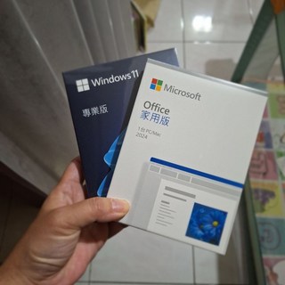 含運【含發票】 微軟 文書處理 office2024家用版 MAC可用 可移機 綁賬號 永久用 台灣極速出貨, Windows11專業+2024家用