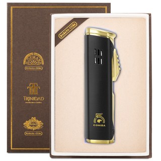 【崇德店】防風打火機 戶外便攜充氣直衝多功能焊槍打火機, 黑色, 1個