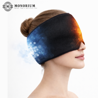 모노리움 머리냉찜질팩 눈찜질팩 냉온겸용 온열안대, 1개