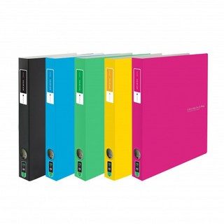 에코청운 칼라칩 투명 3공 D링 바인더 3cm A4, 파랑, 11개
