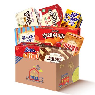 엄마손파이+오예스 미니+초코하임+후레쉬베리+촉촉한초코칩+후렌치파이+쿠크다스케이크+버터와플 8종구성 과자세트, 1세트, 8p