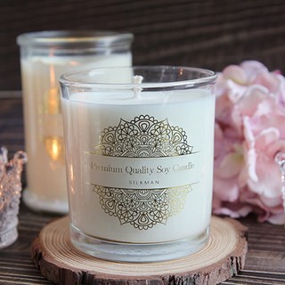 비단장이 프리미엄 아로마 소이캔들, 포장안함/우드심지, 블랙베리&베이, 1개, 300ml