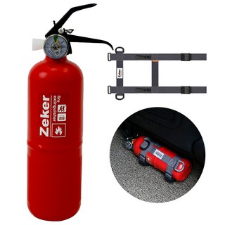 차량용 소화기 KFI인증 국가검증, 레드+스트랩, 1개, 0.7kg