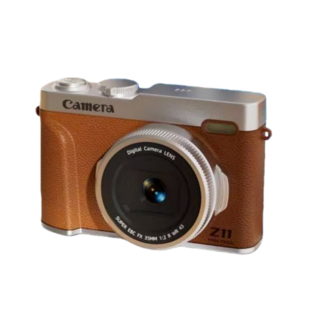 Z11 數位相機 4800萬像素 16倍變焦 1080p錄影, 棕色+128G記憶卡