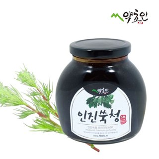 약초인 국내산 인진쑥청 프리미엄 500g/ 무설탕 무색소 전통방식 인진쑥, 650g, 1개