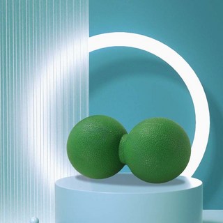 花生球筋膜球按摩球足底腳頸膜球小放松肌肉背腰部健身瑜伽經膜球適合運動, 1個, 62MM實心花生球【#綠色】