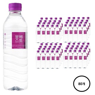 몽베스트 생수, 500ml, 80개