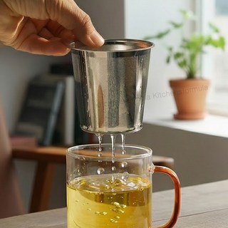 리모 304 스텐 티 차거름망 필터, 1개