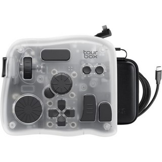 투어박스 엘리트 플러스 - 비디오 사진 편집을 위한 아이패드 드로잉 블루투스 컨트롤러 다빈치 리졸브 스피드 에디터 포토샵 라이트룸 프리미어 FPX용 프로크리에이티브 키보드, ElitePlus+Cable+Bag