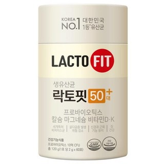 종근당건강 락토핏 생유산균 슬림, 120g, 4개