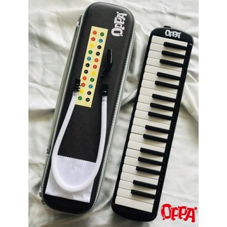 (老羊樂器店) OPPA FUN37 37鍵口風琴 安全無毒 防撞軟殼 附配件, 1個, 經典黑