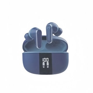 ANC降噪耳機 雙核晶片杜比空間音效 超長續航, 藏青色, T80