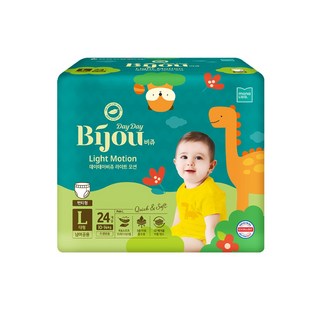 모나리자 데이데이비쥬 라이트모션 팬츠 팬티형 기저귀 아동용, 대형(L), 24매