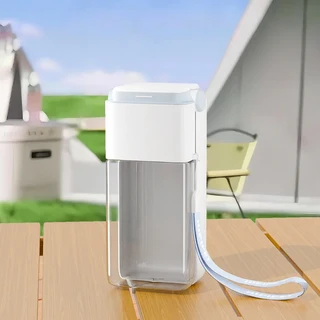 소형견을 위한 휴대용 접이식 물컵 내열성 애완동물 여행용 물그릇, 01 빠른, 03 350ml Jasper Gray