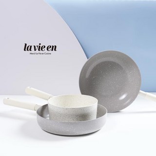 라비앙 IH 3종 세트 (26cm팬+26cm웍+18cm편수냄비), 라비앙블루, 1개