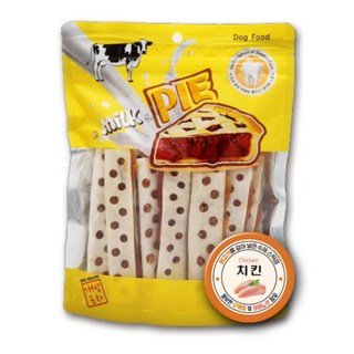 밀크파이 끝까지 오래먹는 강아지 스틱껌, 2개, 180g, 치킨