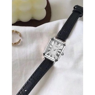 優雅復古簡約時尚方形女錶 石英手錶
